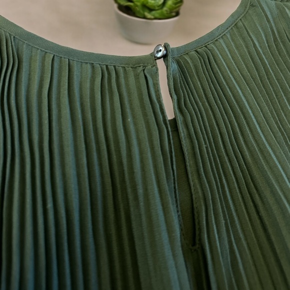 Zara Dark Green Tunic Blouse  | SIZE XS - Picture 6 of 6